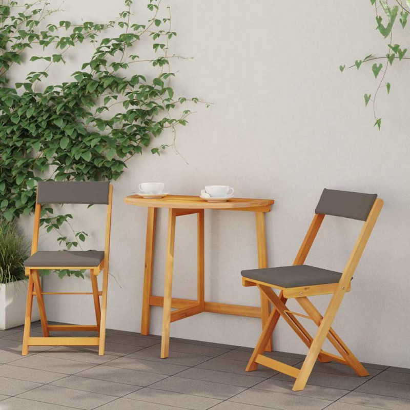 Zestaw bistro 3 pcs Olej Naturalny Lite Drewno Akacji