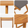 Zestaw bistro 3 pcs Olej Naturalny Lite Drewno Akacji