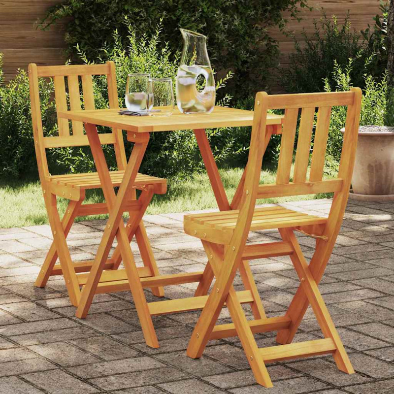 Zestaw bistro 3 pcs Olej Naturalny Lite Drewno Akacji