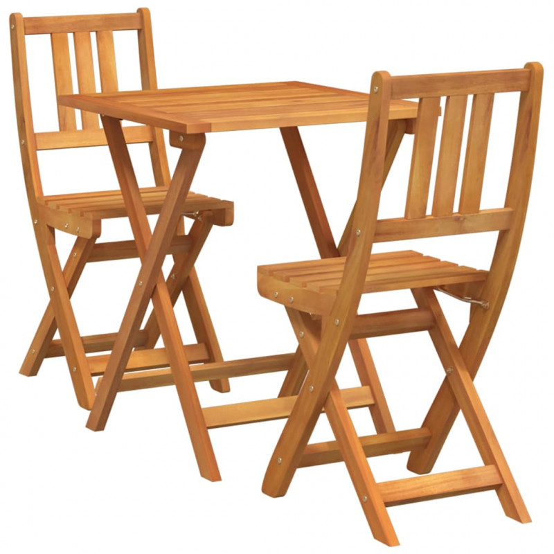 Zestaw bistro 3 pcs Olej Naturalny Lite Drewno Akacji