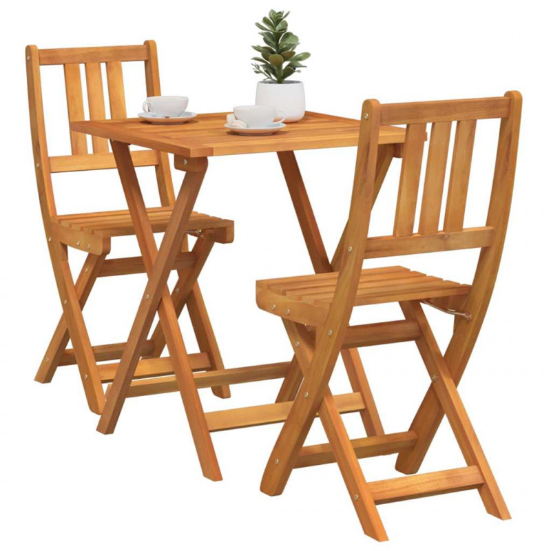 Zestaw bistro 3 pcs Olej Naturalny Lite Drewno Akacji