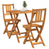 Zestaw bistro 3 pcs Olej Naturalny Lite Drewno Akacji