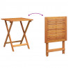 Zestaw bistro 3 pcs Olej Naturalny Lite Drewno Akacji