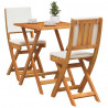 Zestaw bistro 3 pcs Olej Naturalny Lite Drewno Akacji