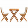 Zestaw bistro 3 pcs Olej Naturalny Lite Drewno Akacji