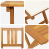 Zestaw bistro 3 pcs Olej Naturalny Lite Drewno Akacji