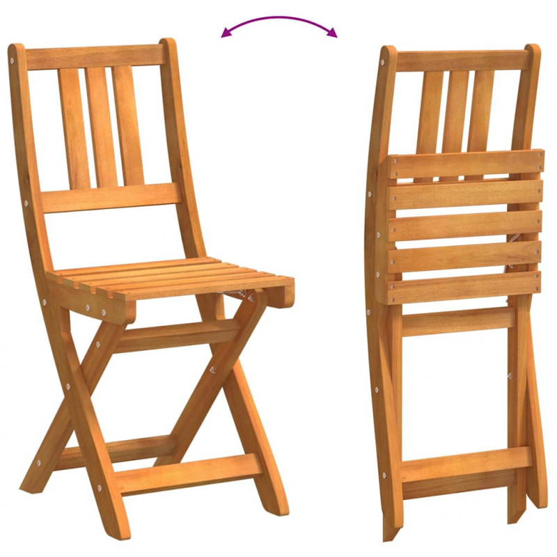 Zestaw bistro 3 pcs Olej Naturalny Lite Drewno Akacji