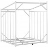 Stojak na drewno opałowe z drutem stalowym, 100,5x100,5x110,5cm