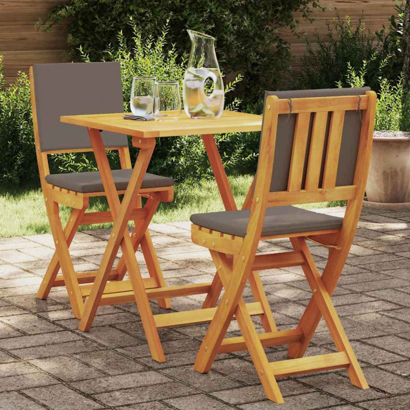Zestaw bistro 3 pcs Olej Naturalny Lite Drewno Akacji