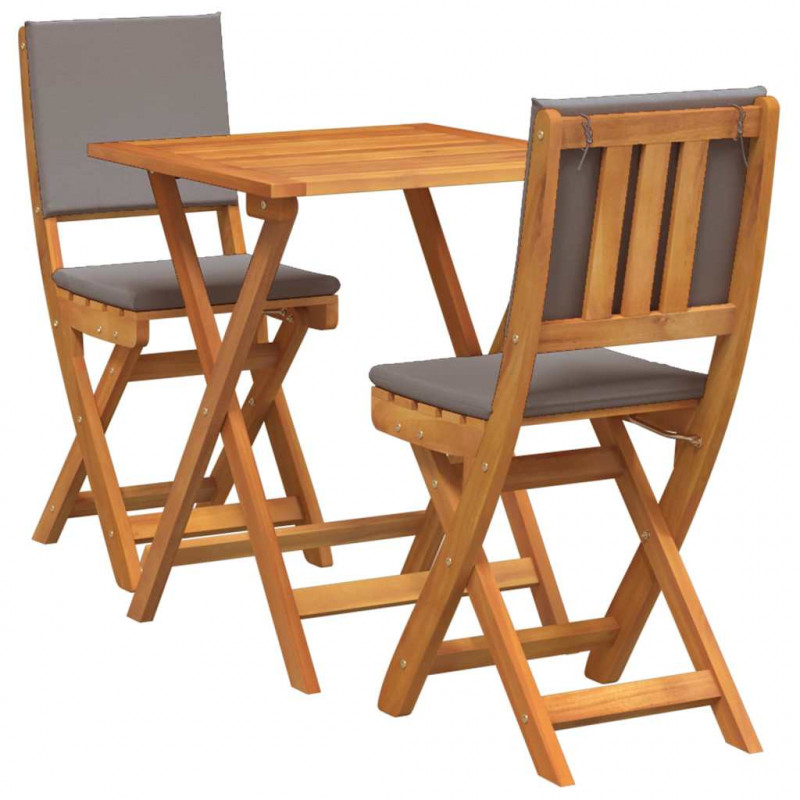 Zestaw bistro 3 pcs Olej Naturalny Lite Drewno Akacji