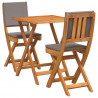 Zestaw bistro 3 pcs Olej Naturalny Lite Drewno Akacji