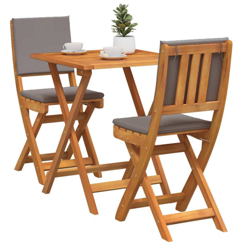 Zestaw bistro 3 pcs Olej Naturalny Lite Drewno Akacji