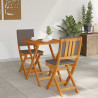Zestaw bistro 3 pcs Olej Naturalny Lite Drewno Akacji