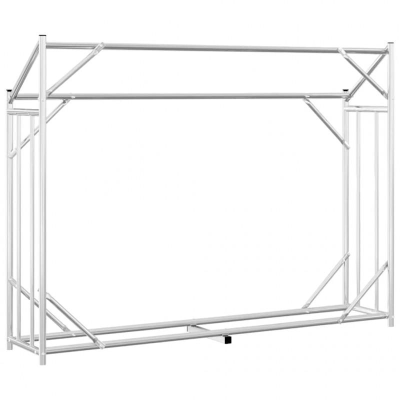 Stojak na drewno opałowe z drutem stalowym, 151x40,5x110,5 cm