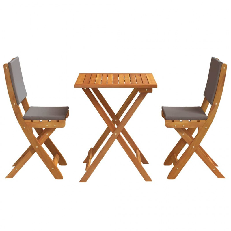 Zestaw bistro 3 pcs Olej Naturalny Lite Drewno Akacji