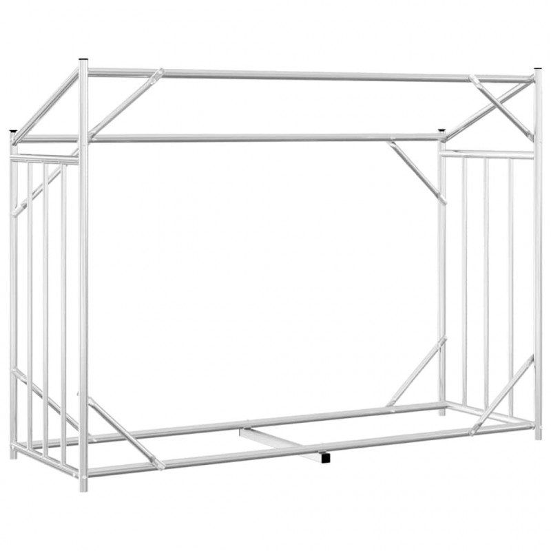 Stojak na drewno opałowe z drutem stalowym, 151x60,5x110,5 cm