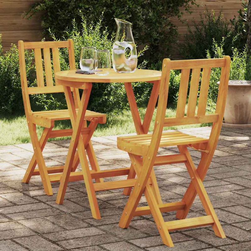 Zestaw bistro 3 pcs Olej Naturalny Lite Drewno Akacji