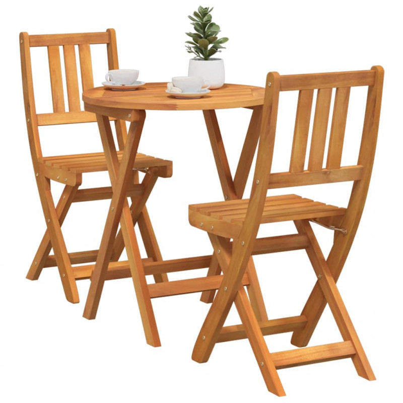 Zestaw bistro 3 pcs Olej Naturalny Lite Drewno Akacji