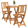 Zestaw bistro 3 pcs Olej Naturalny Lite Drewno Akacji