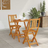Zestaw bistro 3 pcs Olej Naturalny Lite Drewno Akacji