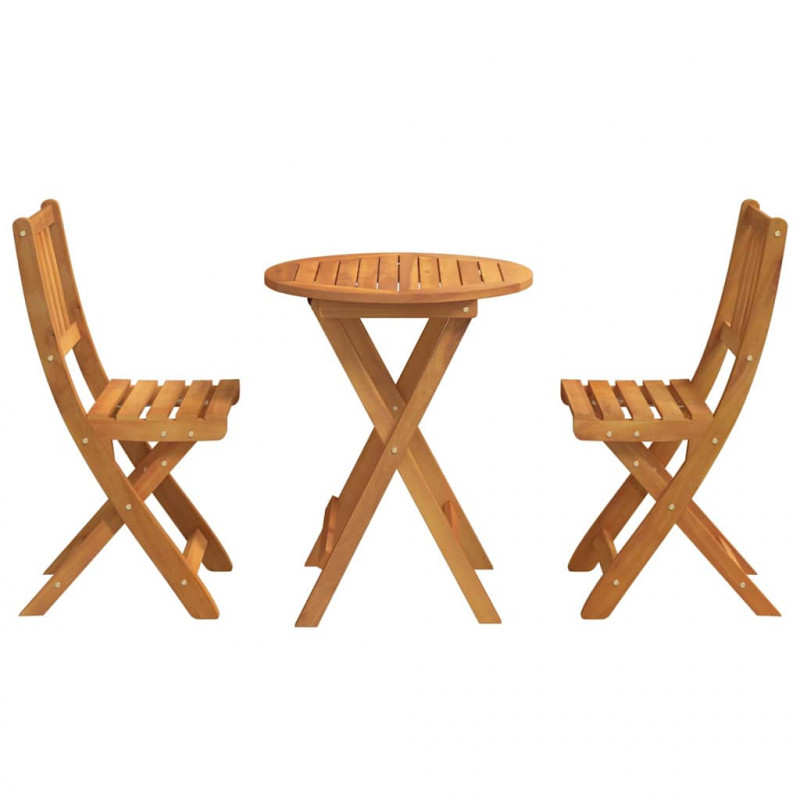 Zestaw bistro 3 pcs Olej Naturalny Lite Drewno Akacji