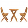 Zestaw bistro 3 pcs Olej Naturalny Lite Drewno Akacji