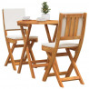 Zestaw bistro 3 pcs Olej Naturalny Lite Drewno Akacji