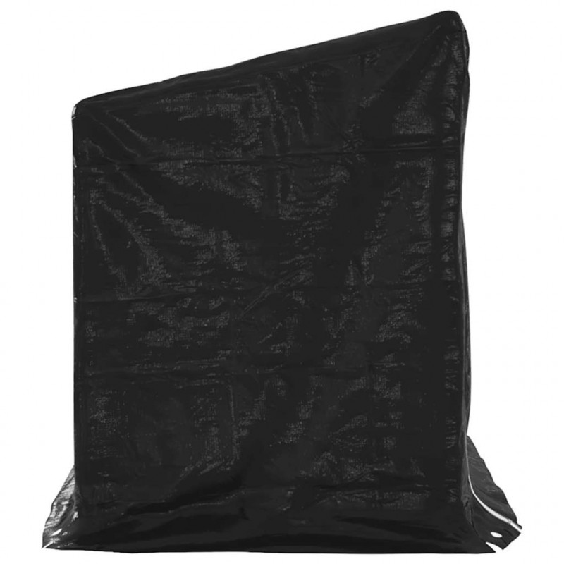 Stojak na drewno opałowe z drutem stalowym, 200,5x80,5x110,5 cm