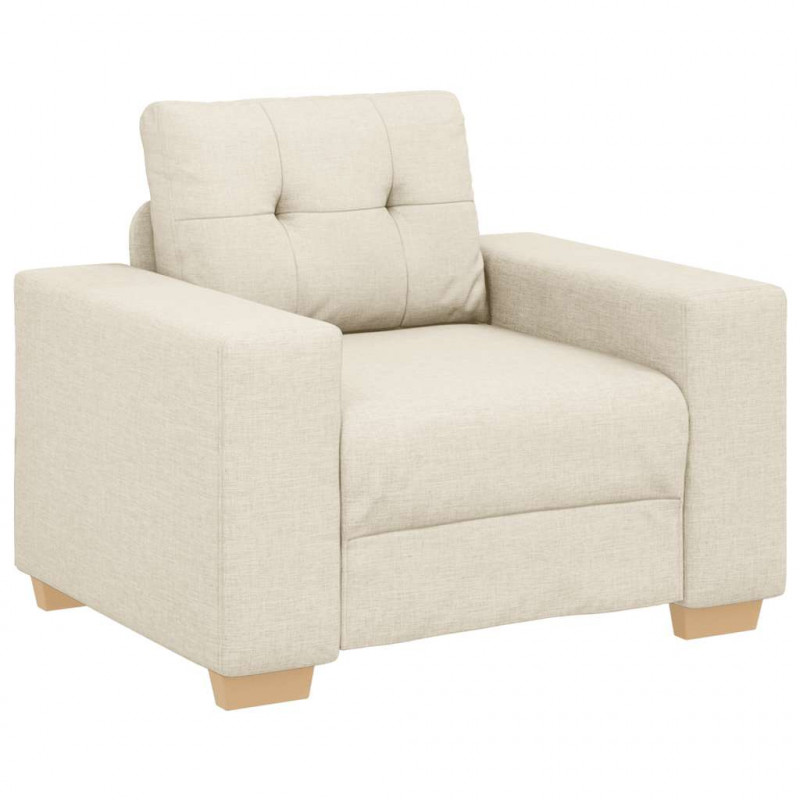 Fotel obity lnem 100x78x80 cm