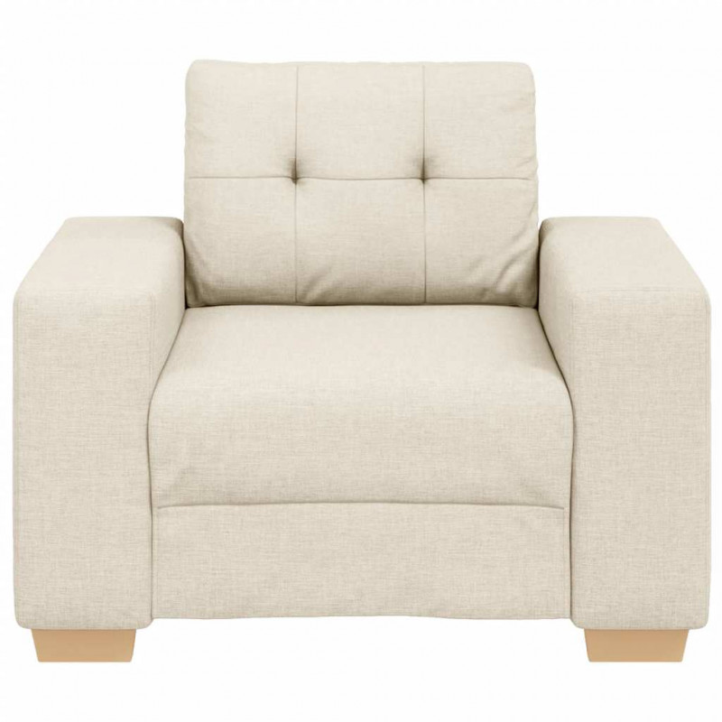 Fotel obity lnem 100x78x80 cm