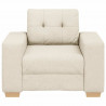 Fotel obity lnem 100x78x80 cm