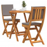 Zestaw bistro 3 pcs Olej Naturalny Lite Drewno Akacji
