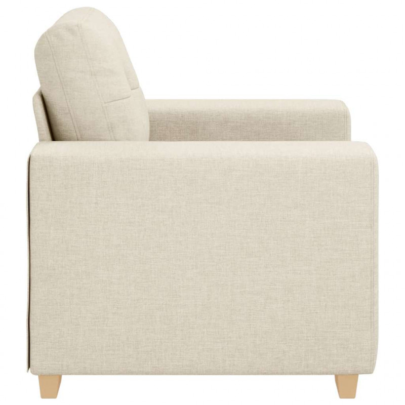Fotel obity lnem 100x78x80 cm