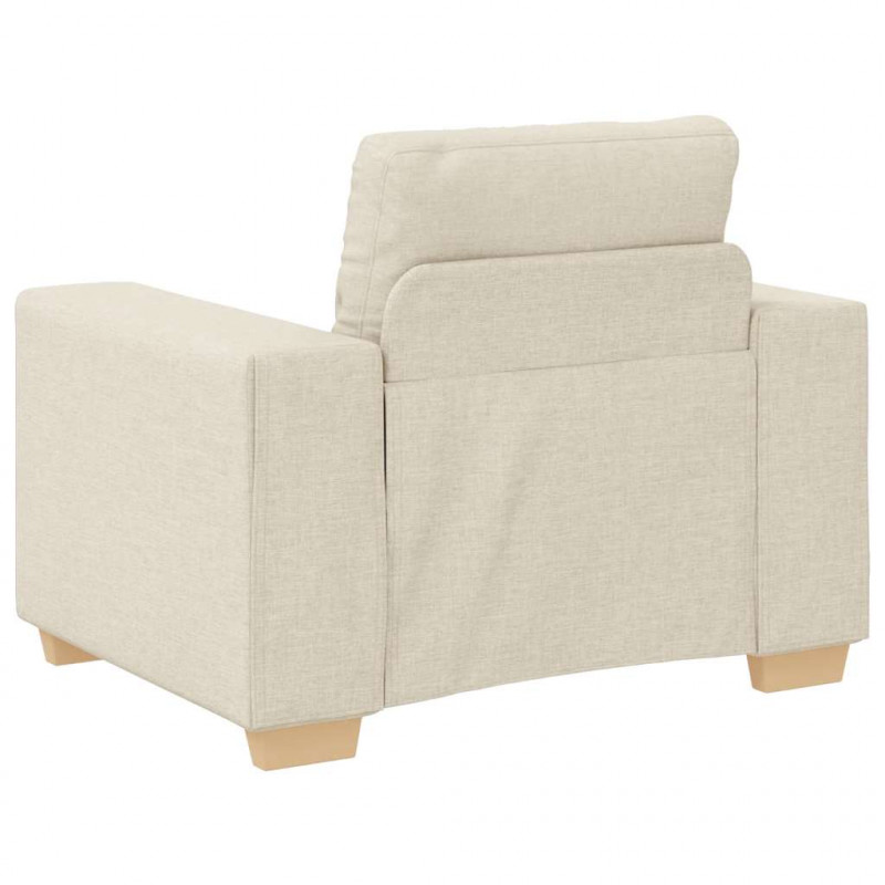 Fotel obity lnem 100x78x80 cm