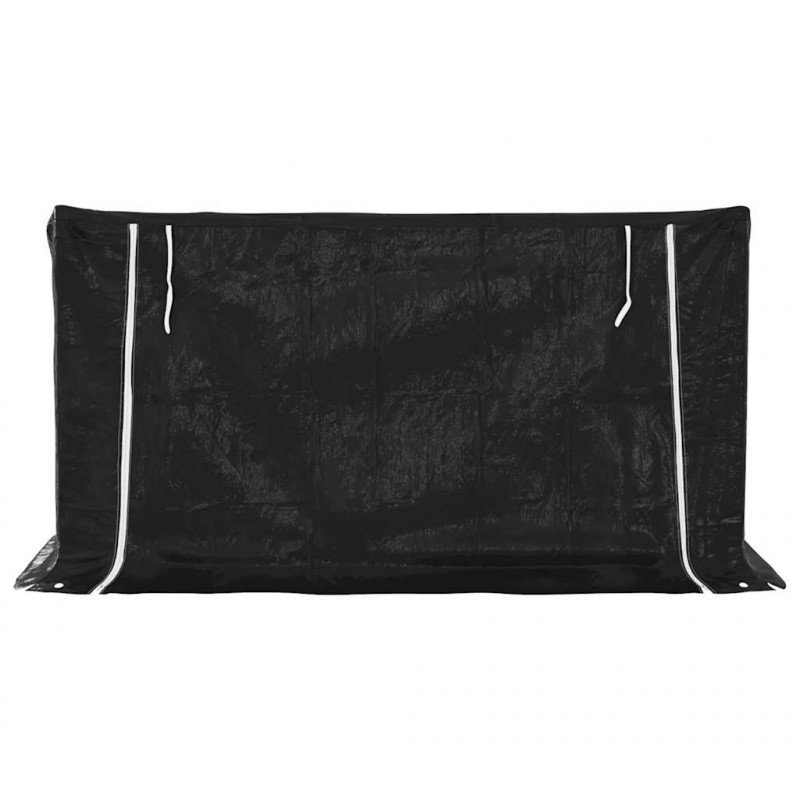 Stojak na drewno opałowe z drutem stalowym, 200,5x100,5x110,5cm