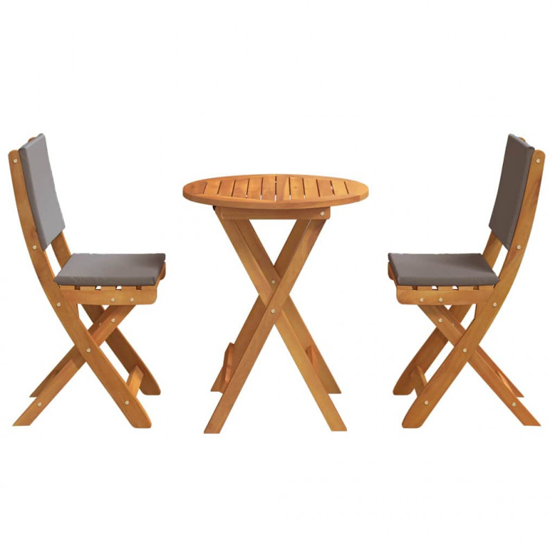 Zestaw bistro 3 pcs Olej Naturalny Lite Drewno Akacji