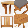 Zestaw bistro 3 pcs Olej Naturalny Lite Drewno Akacji