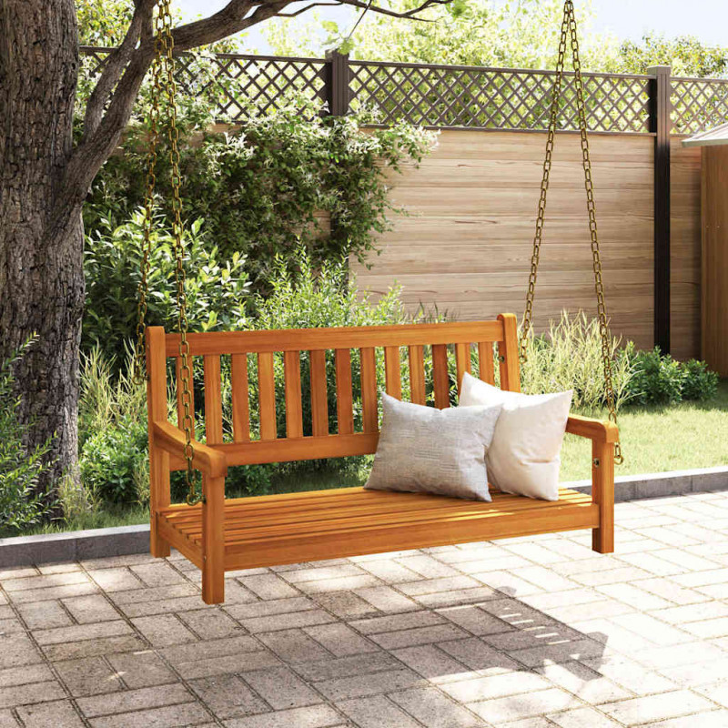 Huśtawka Brązowy 110 x 56 x 58.5 cm Lite Drewno Akacji