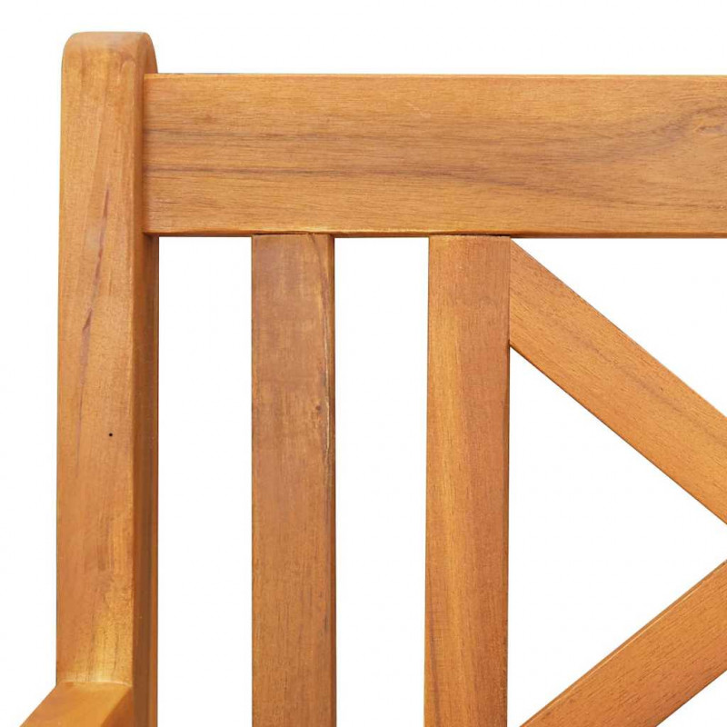 Ławka huśtawka Brązowy 110 x 59 x 97 cm Lite Drewno Akacji