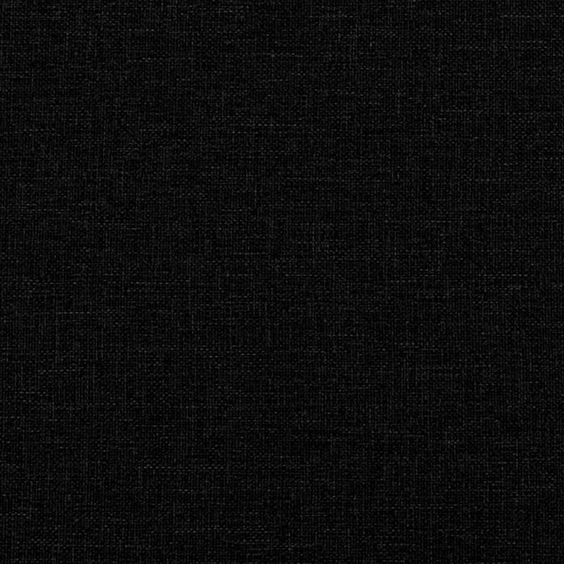 Sofa dwuosobowa, czarna, 160x77x82 cm, tkanina