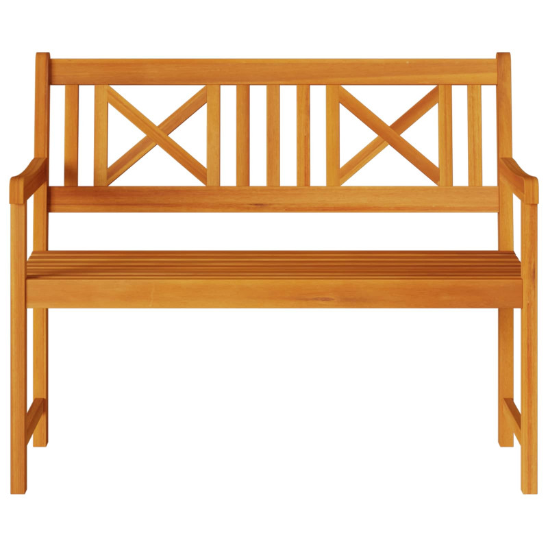 Ławka ogrodowa Brązowy 110 x 56 x 90 cm Lite Drewno Akacji