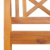 Ławka ogrodowa Brązowy 110 x 56 x 90 cm Lite Drewno Akacji