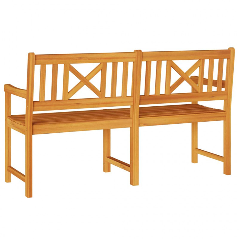 Ławka ogrodowa Brązowy 150 x 56 x 90 cm Lite Drewno Akacji
