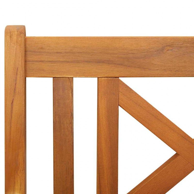 Ławka ogrodowa Brązowy 150 x 56 x 90 cm Lite Drewno Akacji