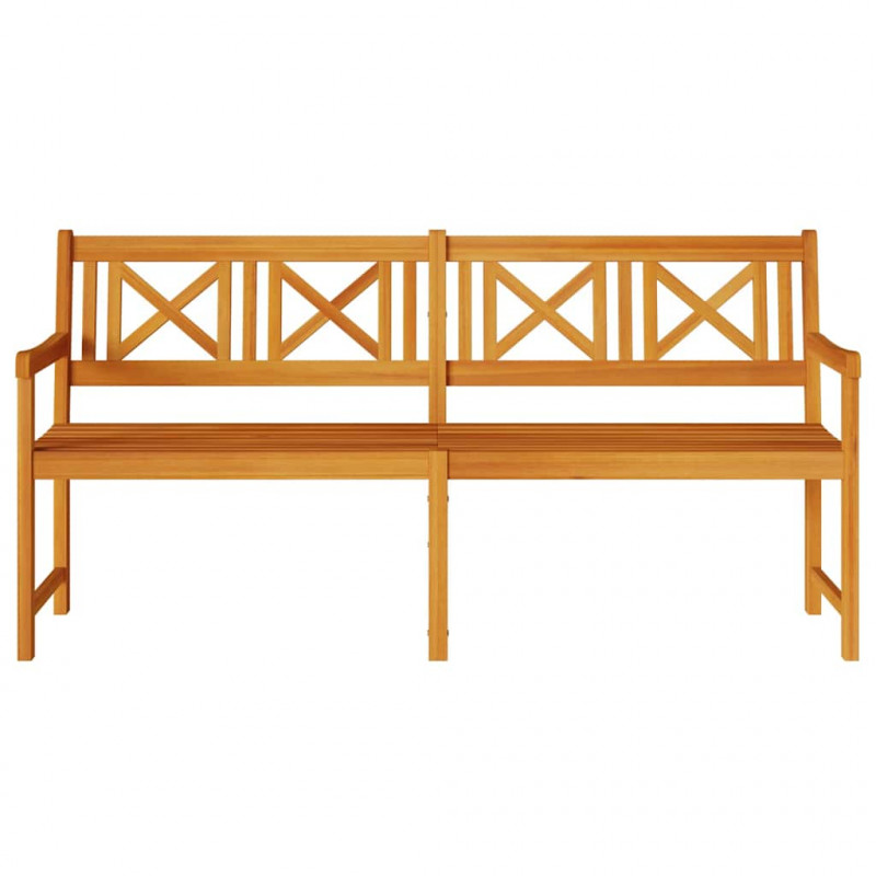 Ławka ogrodowa Brązowy 180 x 56 x 90 cm Lite Drewno Akacji