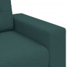 Sofa dwuosobowa, ciemnozielona, 160x77x82 cm, tkanina