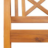 Ławka ogrodowa Brązowy 180 x 56 x 90 cm Lite Drewno Akacji