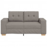 Sofa dwuosobowa, taupe, 160x77x82 cm, tkanina