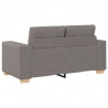 Sofa dwuosobowa, taupe, 160x77x82 cm, tkanina