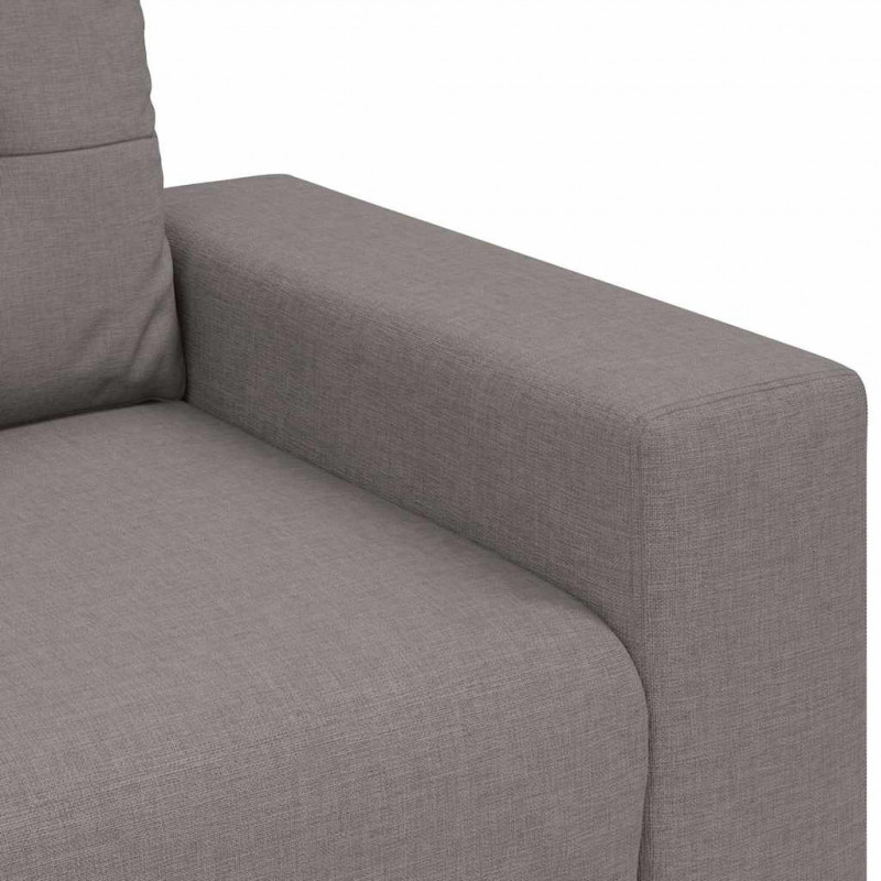 Sofa dwuosobowa, taupe, 160x77x82 cm, tkanina